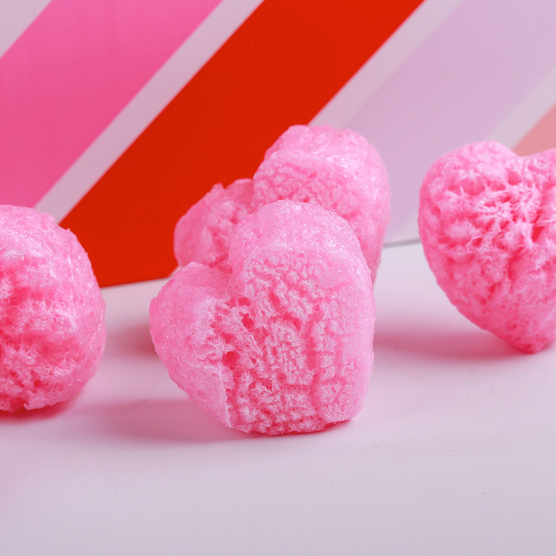 FunPak® Biodegradable Pink Heart Shaped Packaging