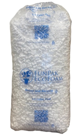 FunPak® EcoFoam Sustainable Potting Peanuts, 1.5cf