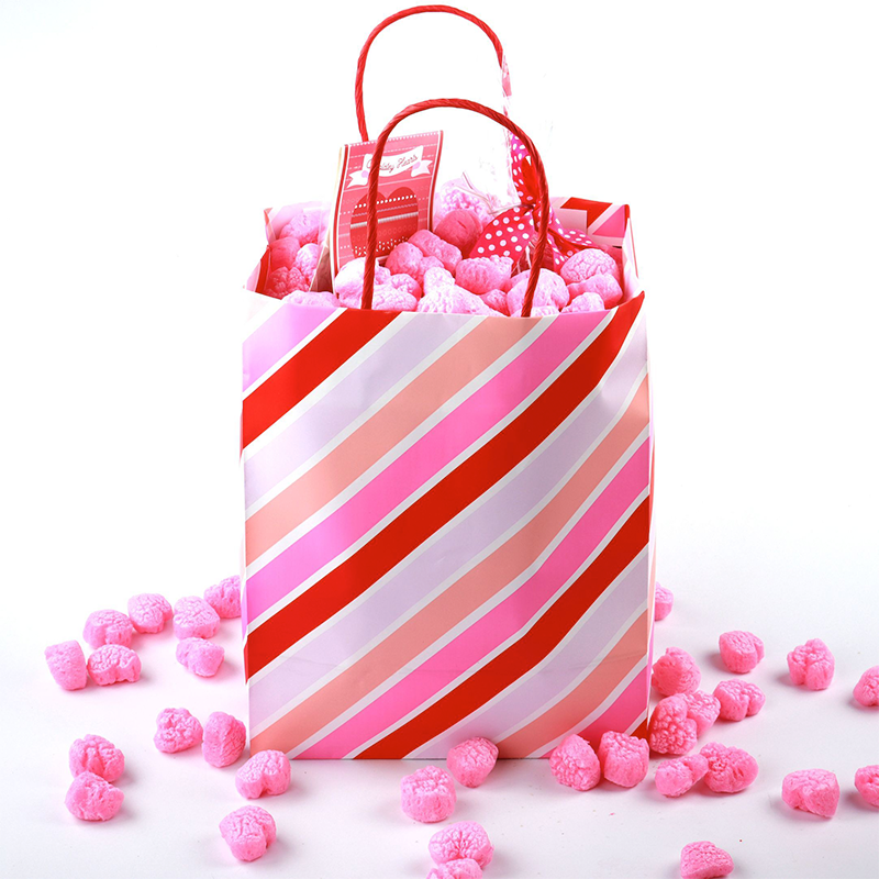 FunPak® Biologisch abbaubare rosa herzförmige Verpackung